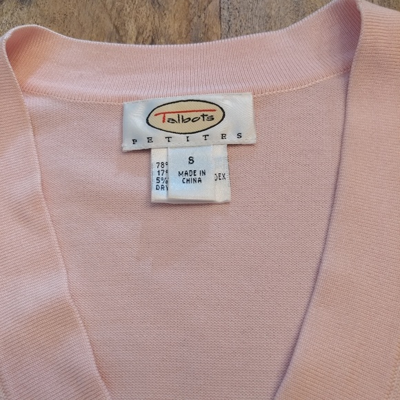 Talbots Petites Silk Blend Lightweight Sweater Top - Picture 8 of 8